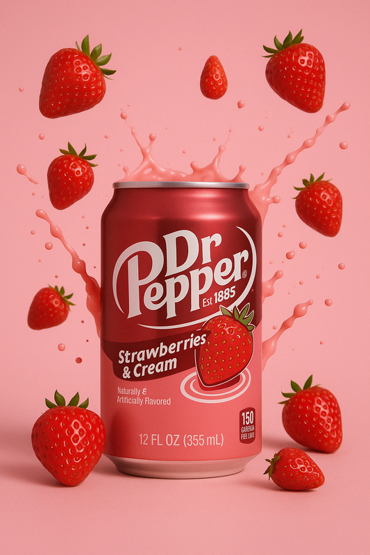 Dr Pepper fraise et creme